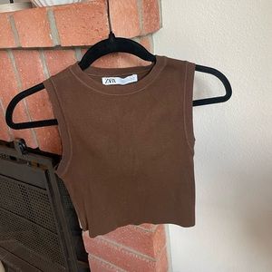 🤎Brown Zara Top🤎
